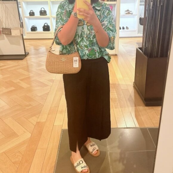 💅💅Coach Teri Shoulder Bag In Latte CR350 💅💅 - Picture 6 of 7